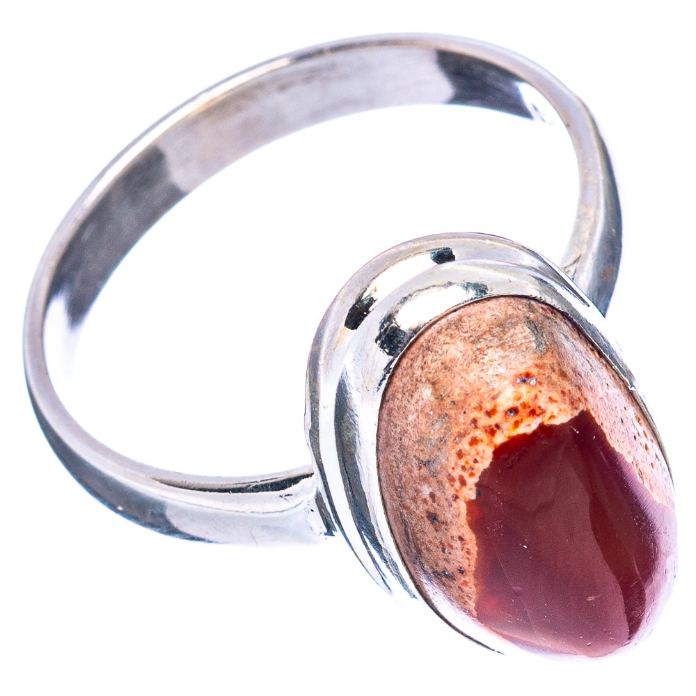 Rare Mexican Fire Opal Ring Size 10 (.925 Sterling Silver)