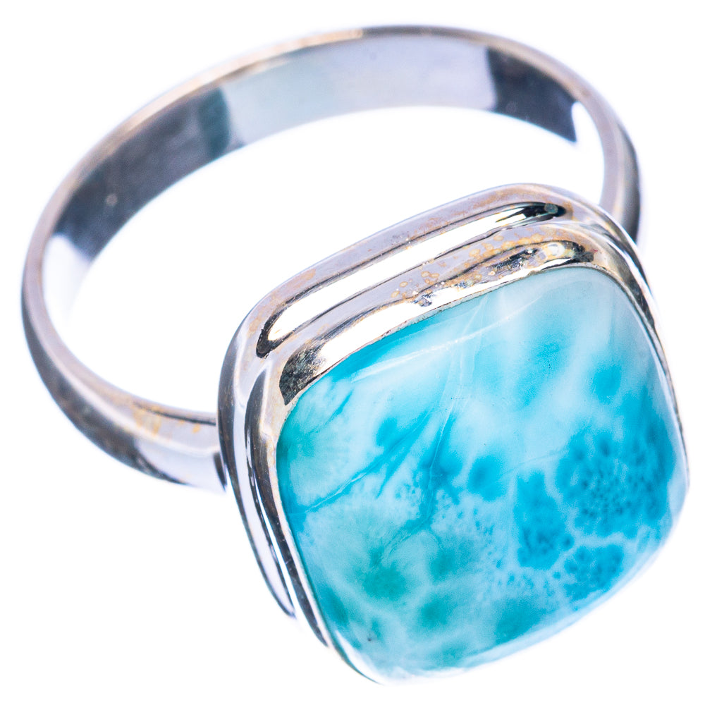 Larimar Ring Size 8.5 (925 Sterling Silver) R2929