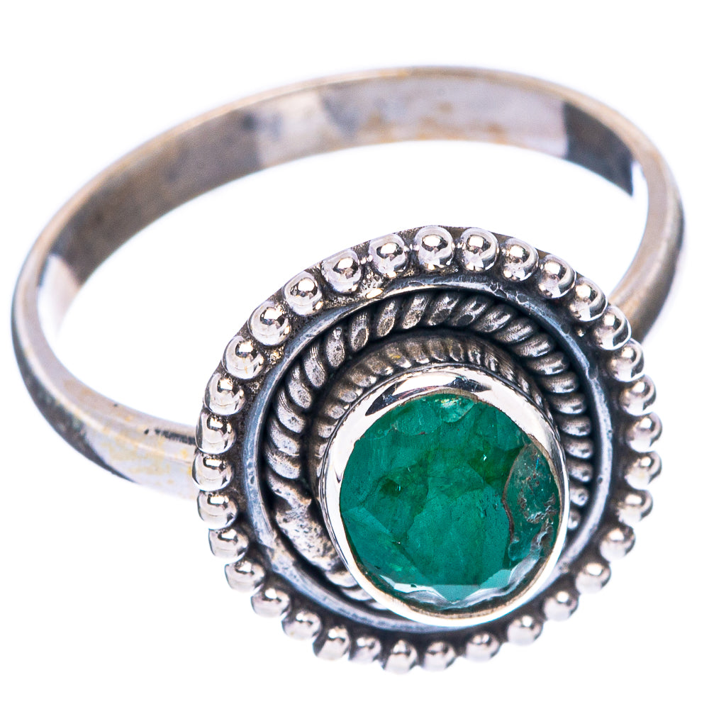 Green Sillimanite Dainty Ring Size 6.75 (925 Sterling Silver) R5970