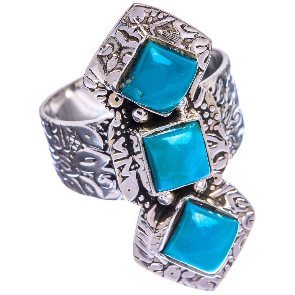 Sleeping Beauty Turquoise Ring Size 8 (925 Sterling Silver) R144236