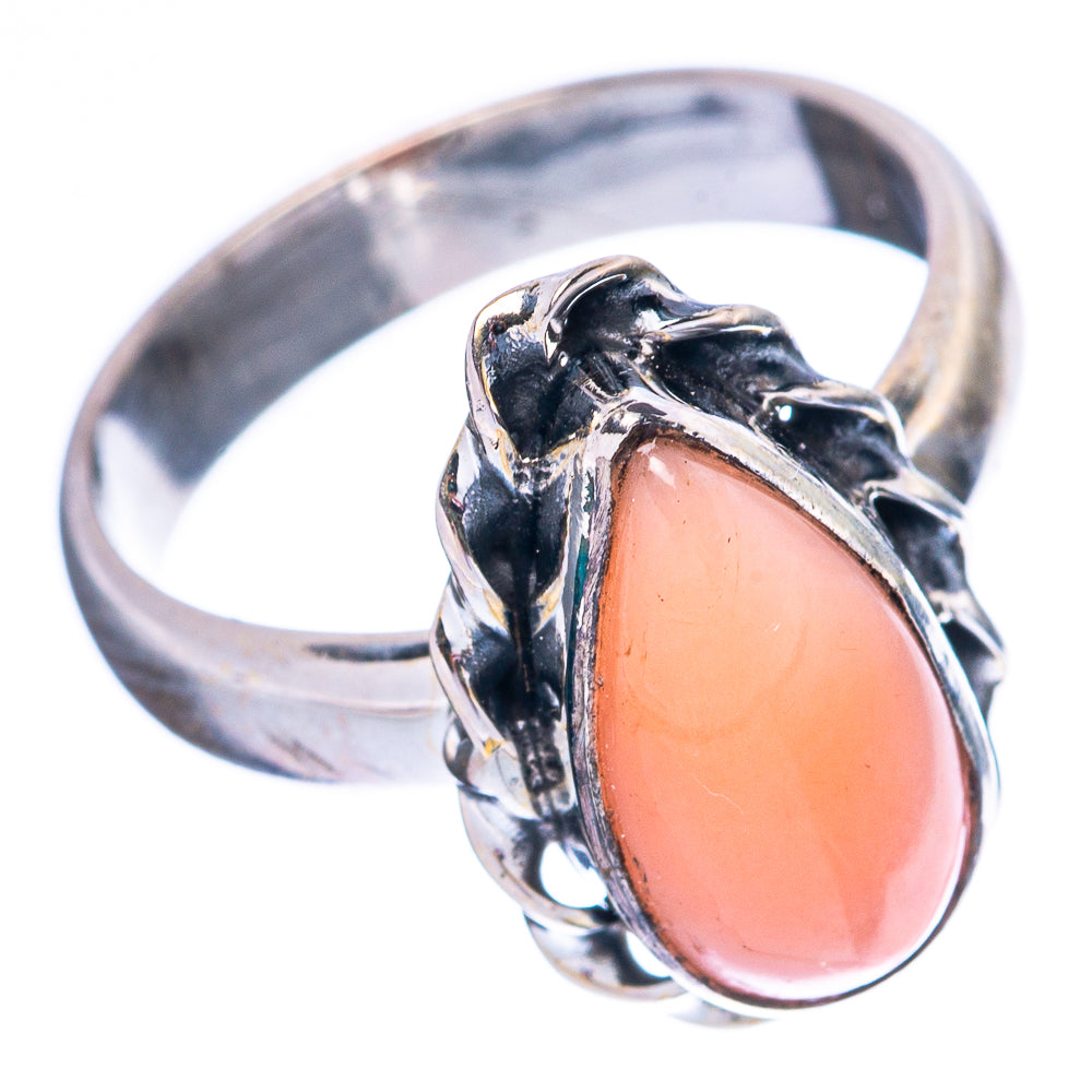 Pink Opal 925 Sterling Silver Ring Size 5 (925 Sterling Silver) R3921