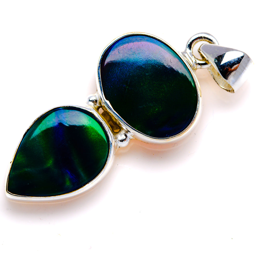 Aura Opal Pendant 1 5/8" (925 Sterling Silver) PD38102