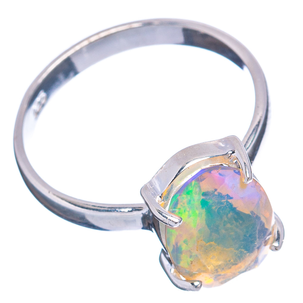 Rare Ethiopian Opal Ring Size 8 (.925 Sterling Silver)