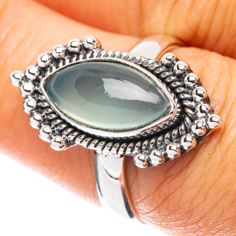 Aquamarine 925 Sterling Silver Ring Size 6.75 (925 Sterling Silver) R5379