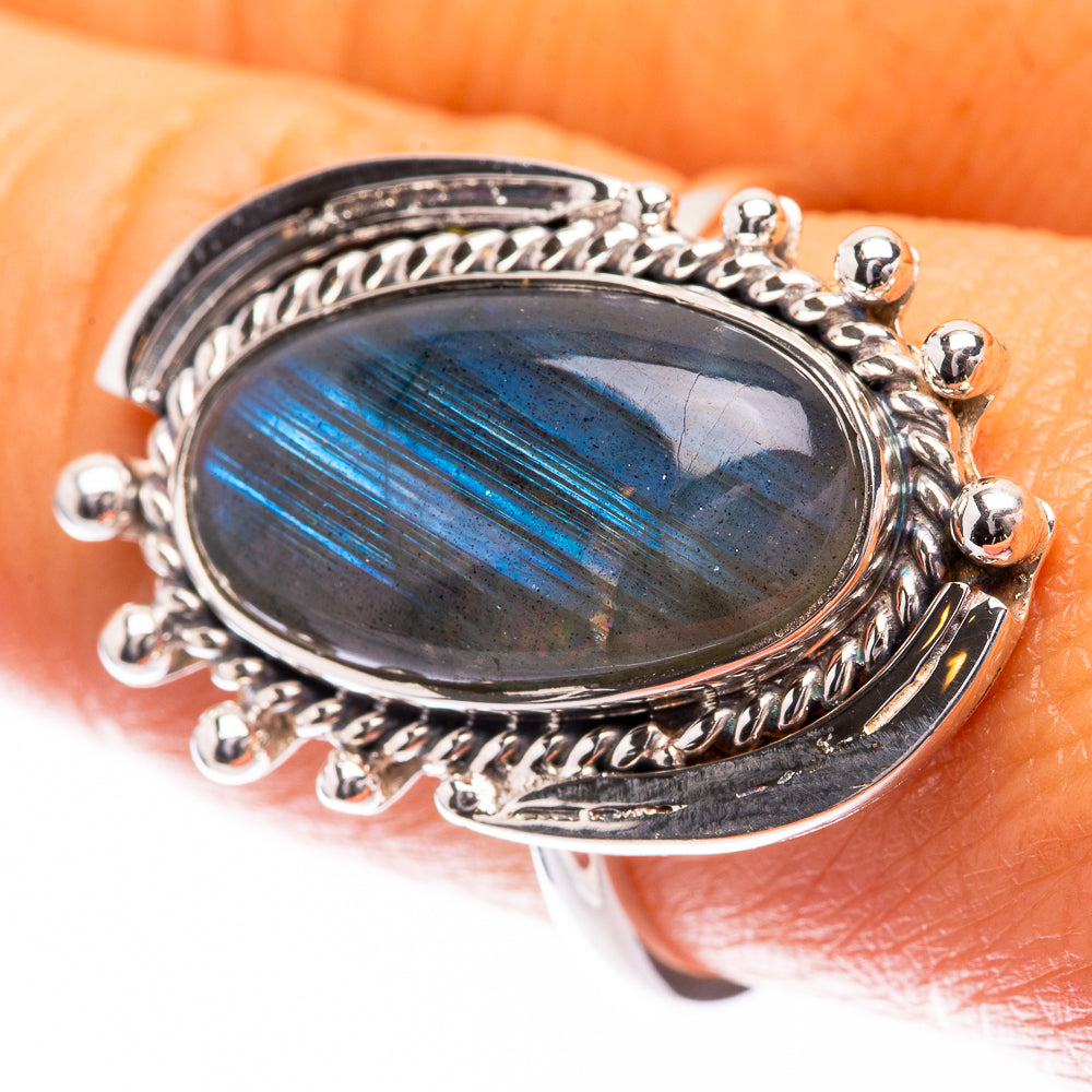 Premium Labradorite Ring Size 9 (925 Sterling Silver) R141790