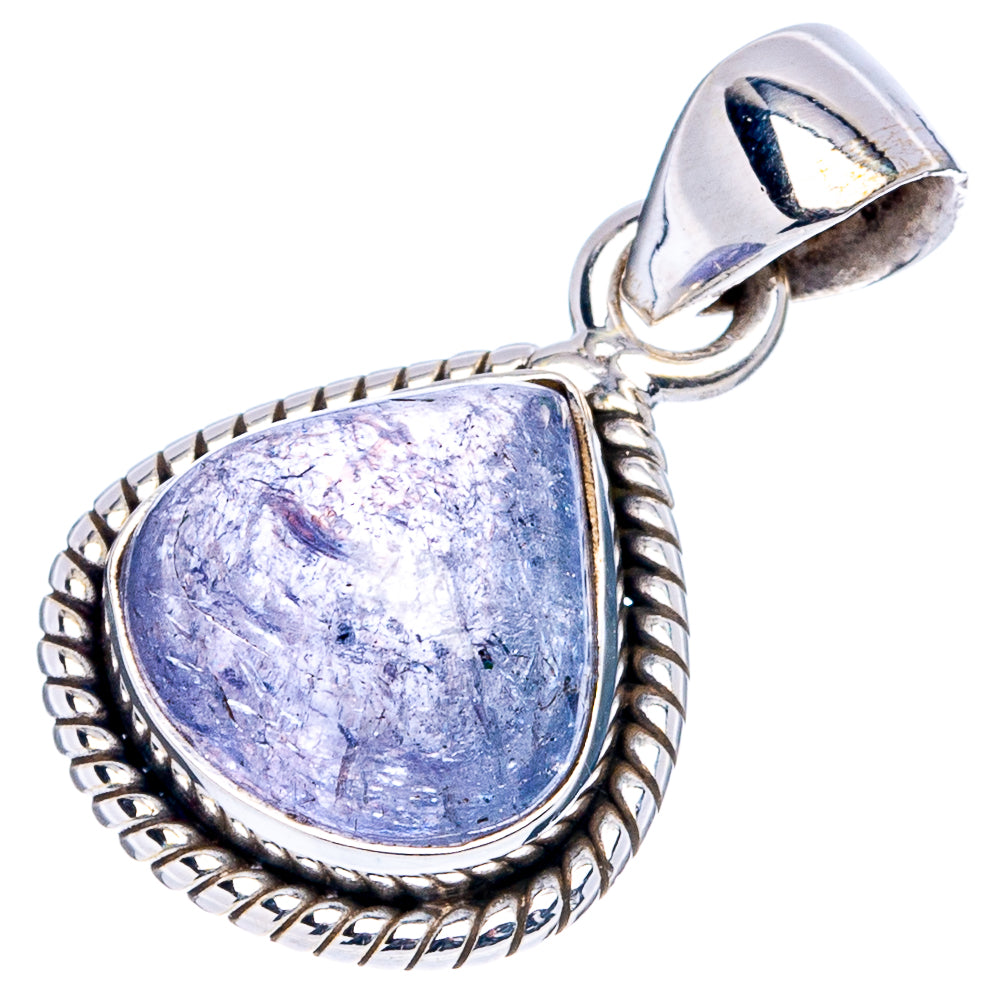Rare Tanzanite Pendant 7/8" (.925 Sterling Silver)