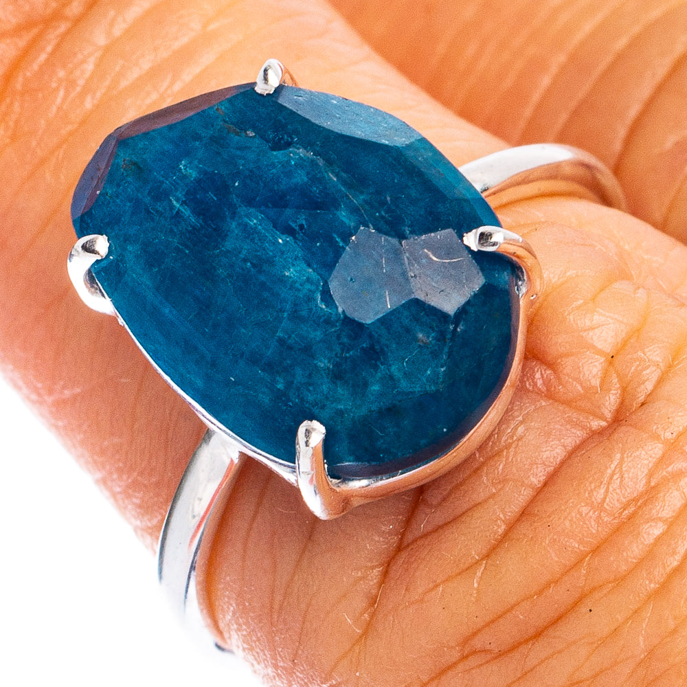 Rare Apatite Ring Size 6.25 (925 Sterling Silver) R8478