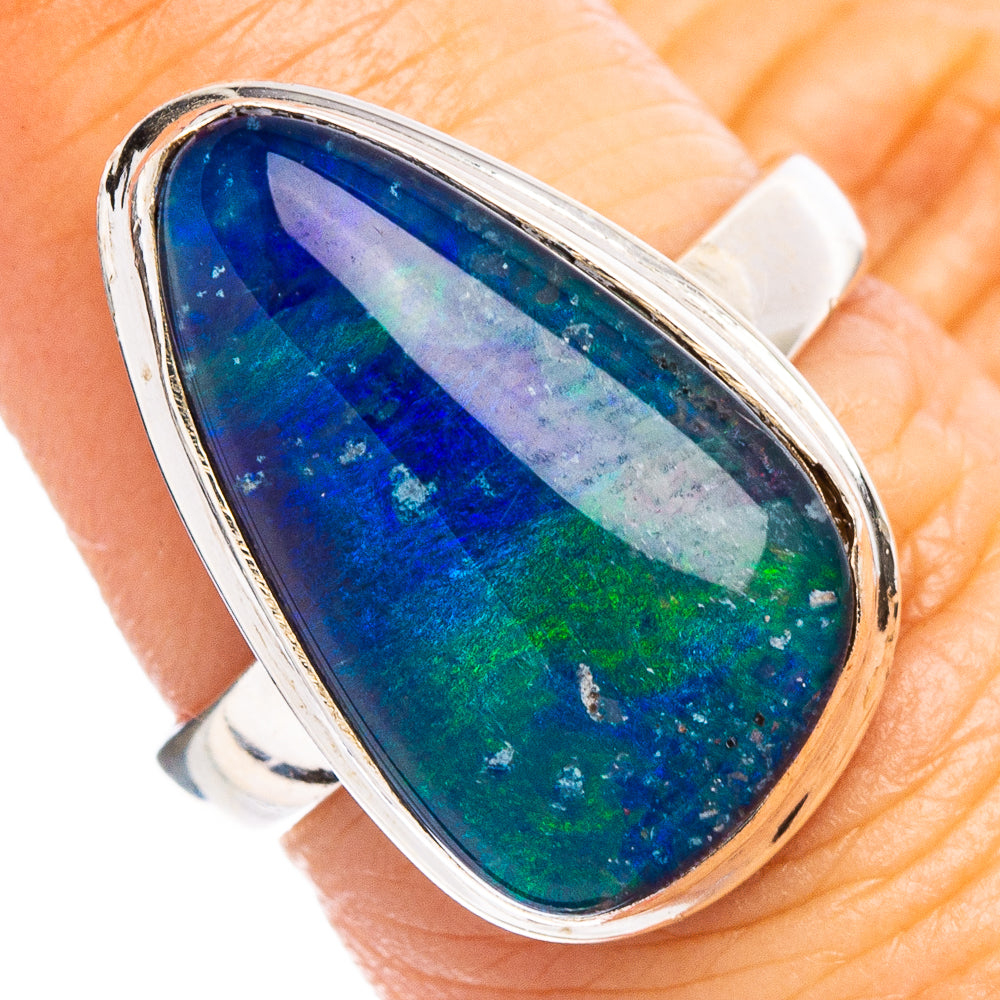 Rare Triplet Opal Ring Size 6.75 (.925 Sterling Silver)