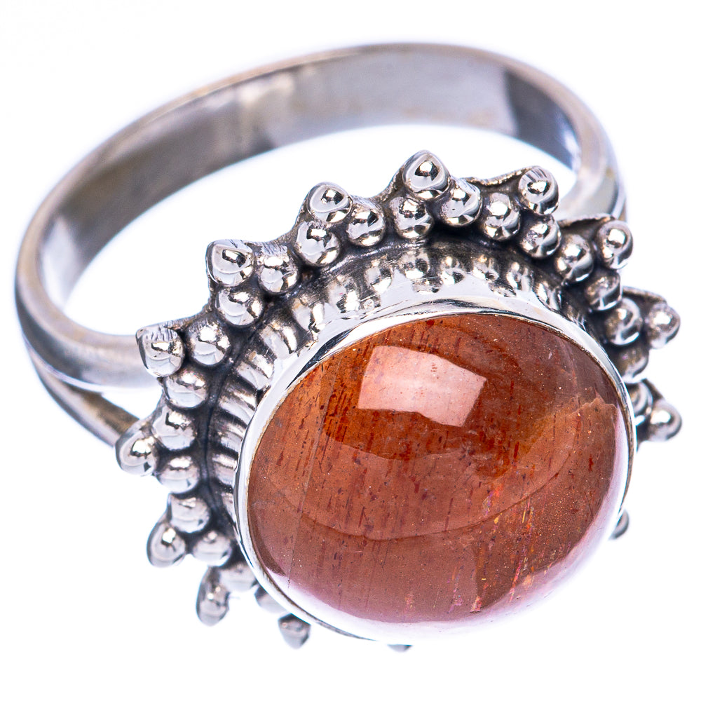 Sunstone Ring Size 7.25 (925 Sterling Silver) R2112