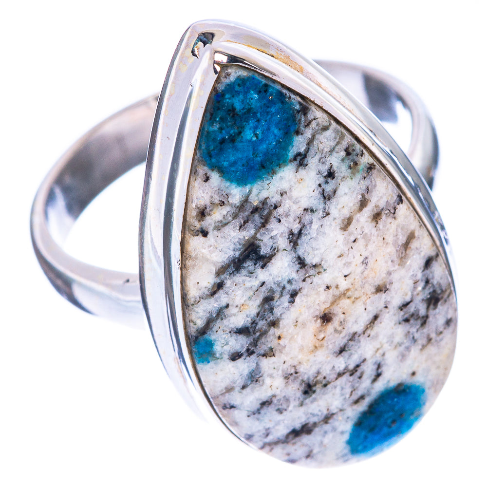 K2 Blue Azurite Ring Size 8 (925 Sterling Silver) R1440