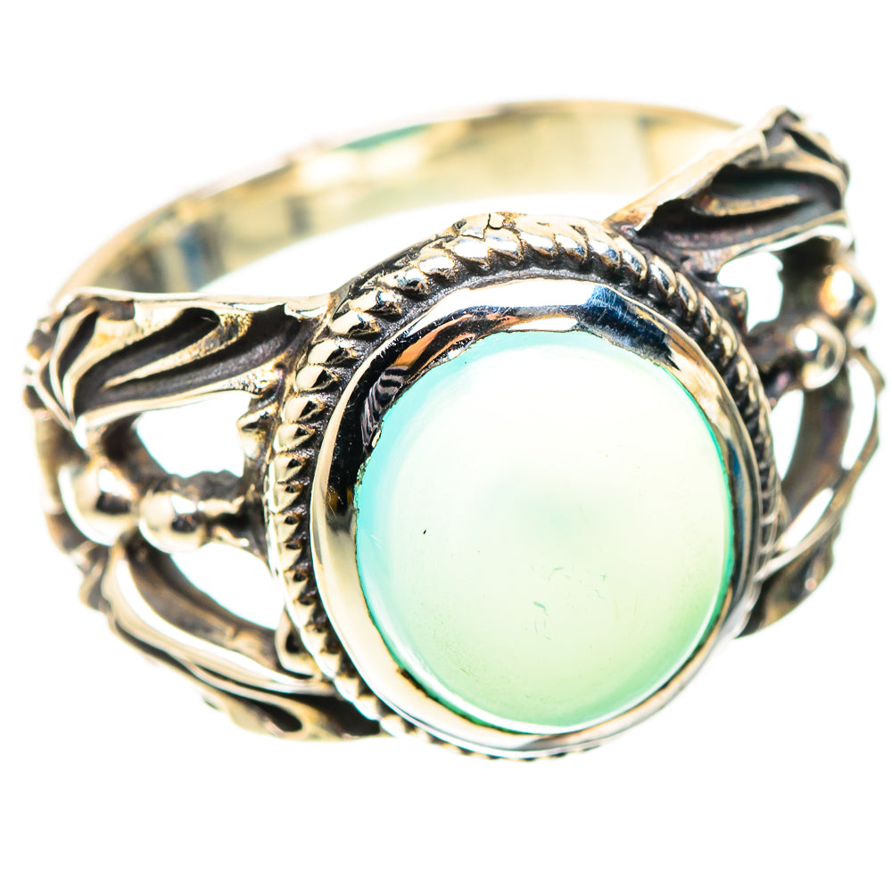 Aqua Chalcedony Ring Size 8.25 (925 Sterling Silver) RING138524