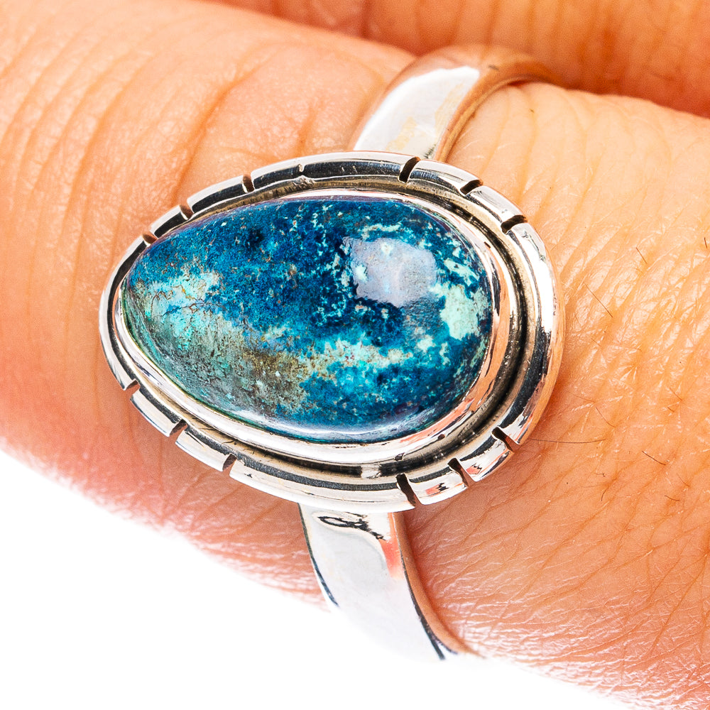 Shattuckite Ring Size 8.75 (925 Sterling Silver) R4979