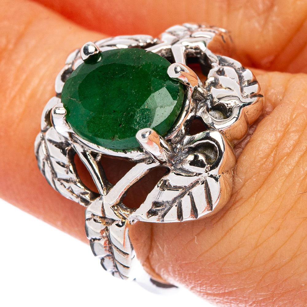 Green Sillimanite Ring Size 6.25 (925 Sterling Silver) R146377