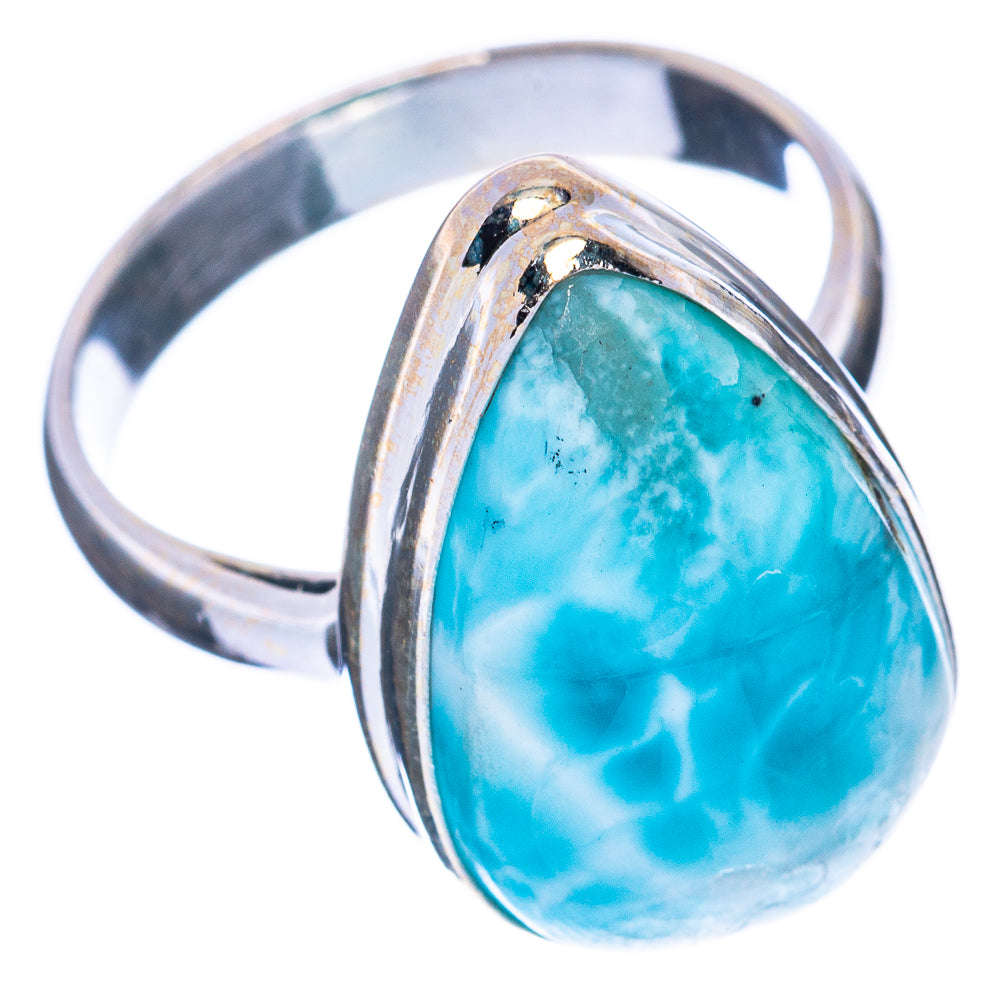 Larimar Ring Size 8 (925 Sterling Silver) R2930