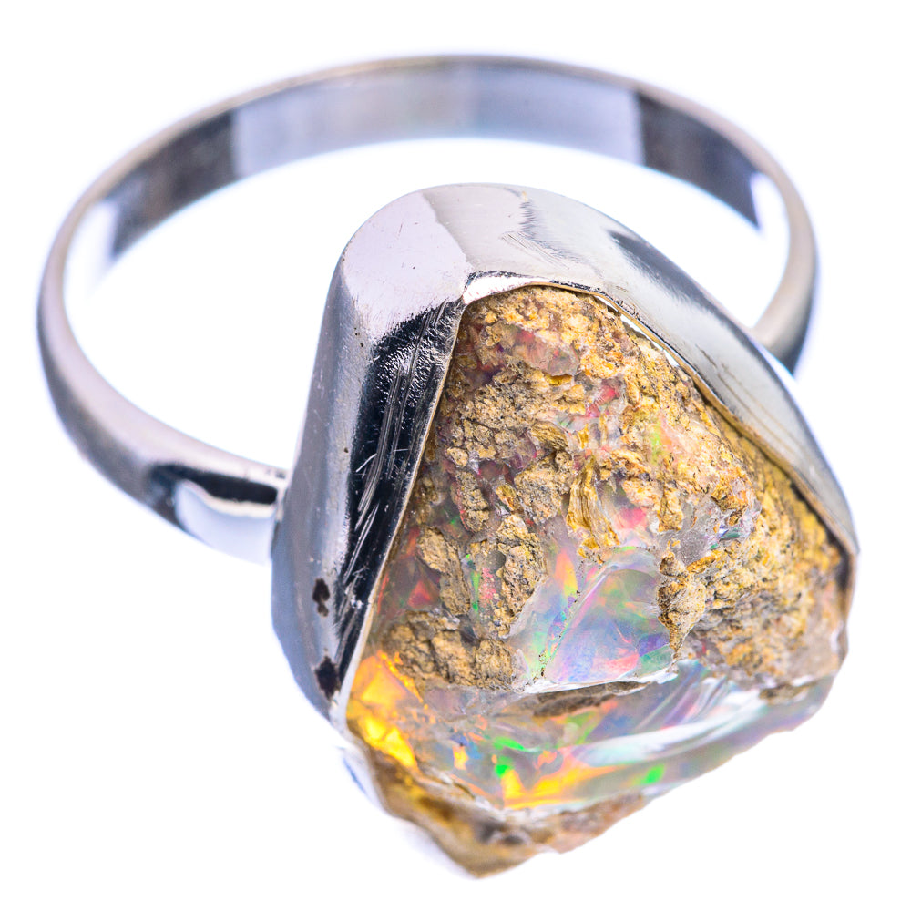 Raw Ethiopian Opal Ring Size 11 (925 Sterling Silver) R142244
