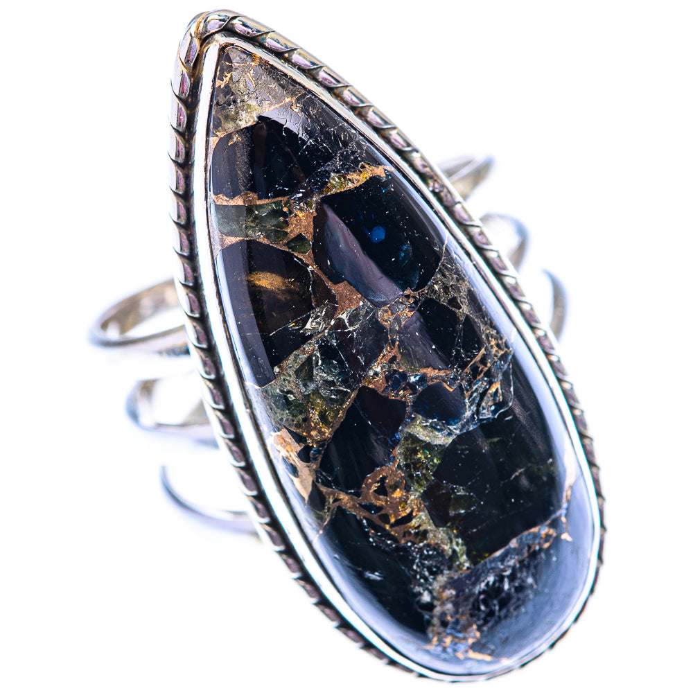 Large Mohave Black Onyx 925 Sterling Silver Ring Size 9.75 (925 Sterling Silver) RING140418