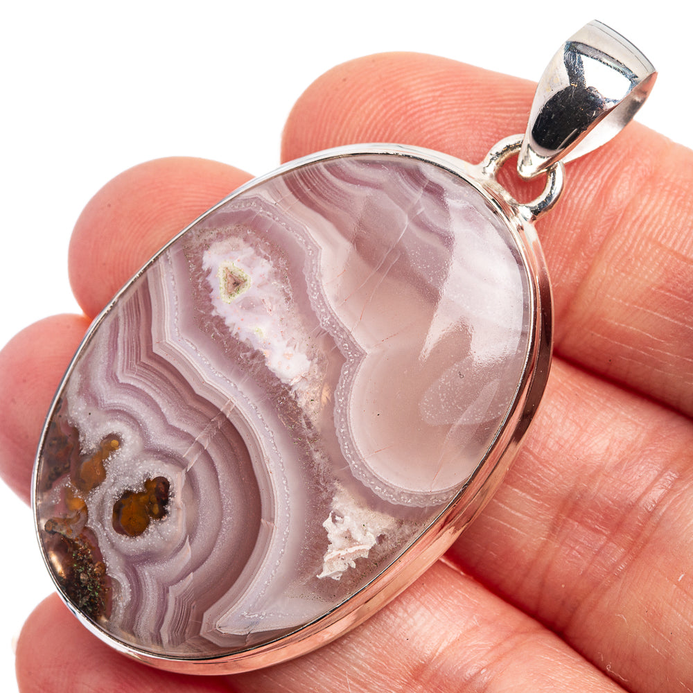 Ocean Jasper Pendant 2" (925 Sterling Silver) P39039