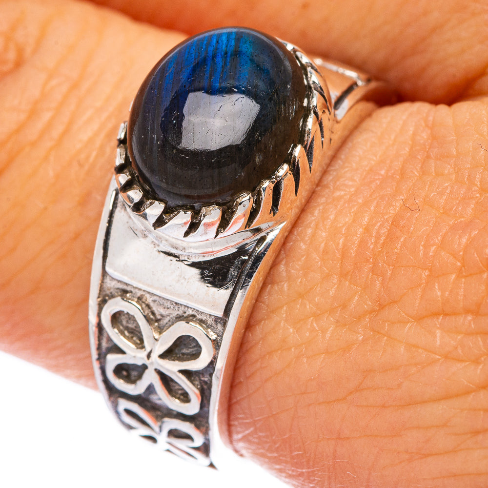 Labradorite Ring Size 8.75 (925 Sterling Silver) R146141