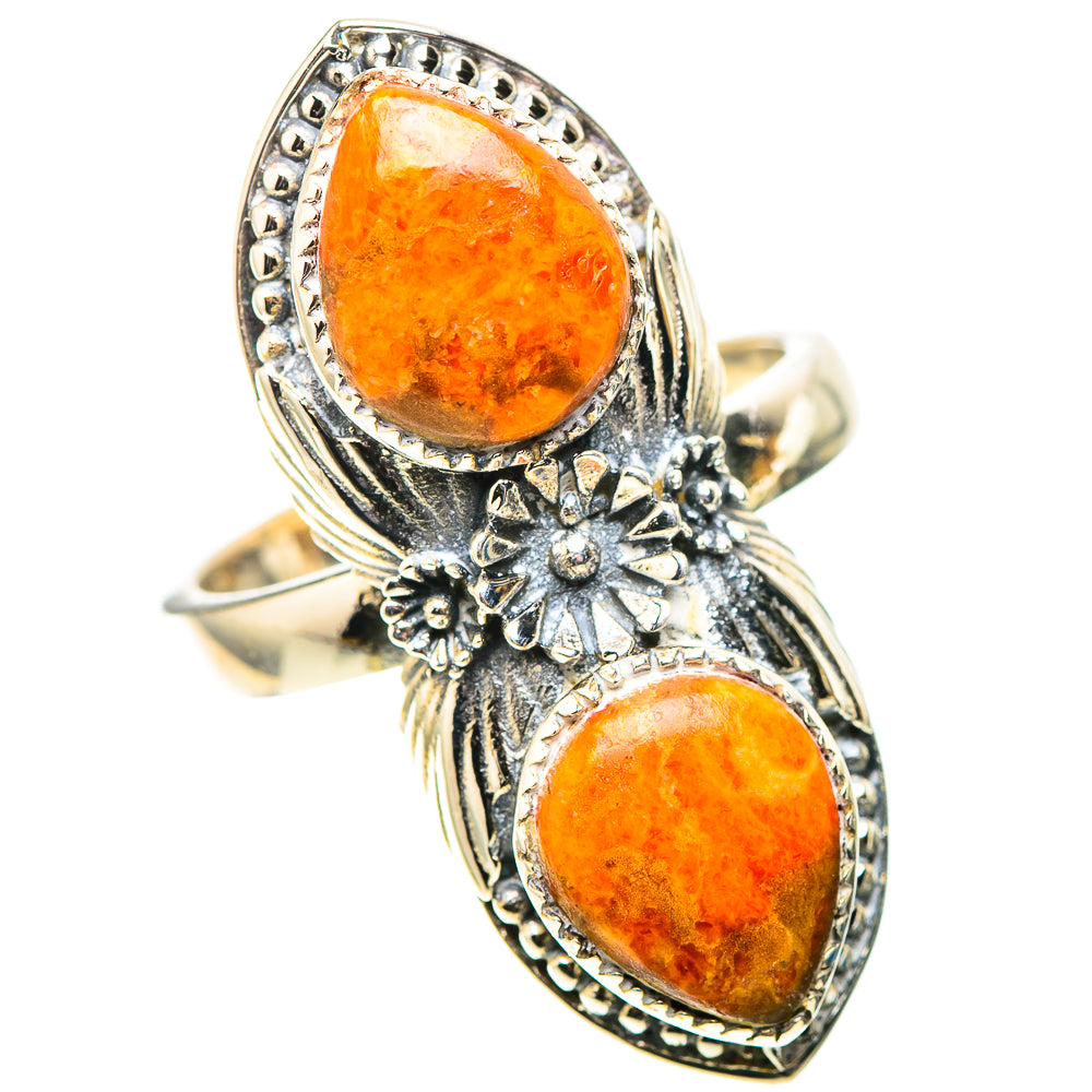 Sponge Coral Ring Size 7.5 (925 Sterling Silver) RING138686