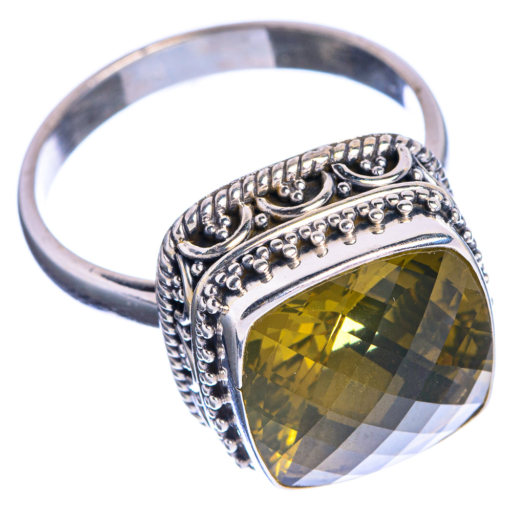 Faceted Citrine Ring Size 12 (925 Sterling Silver) R144307