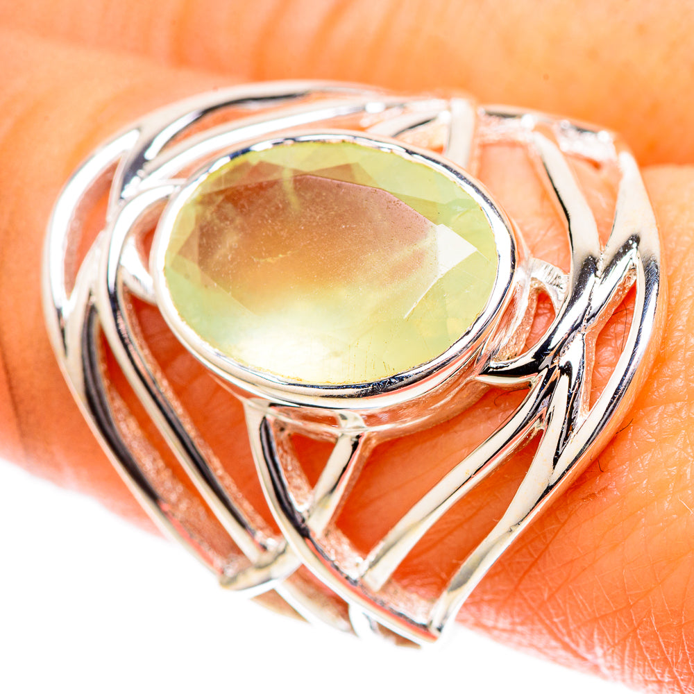 Prehnite Ring Size 8 (925 Sterling Silver) RING137817