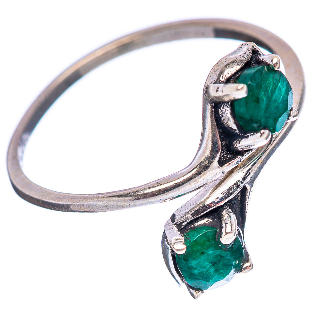 Dainty Green Sillimanite Ring Size 6 (.925 Sterling Silver)