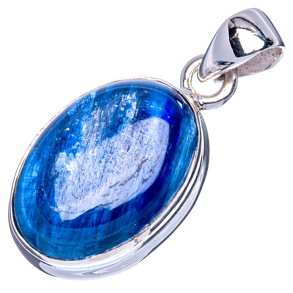 Kyanite 925 Sterling Silver Pendant 1 1/8" (925 Sterling Silver) P41874