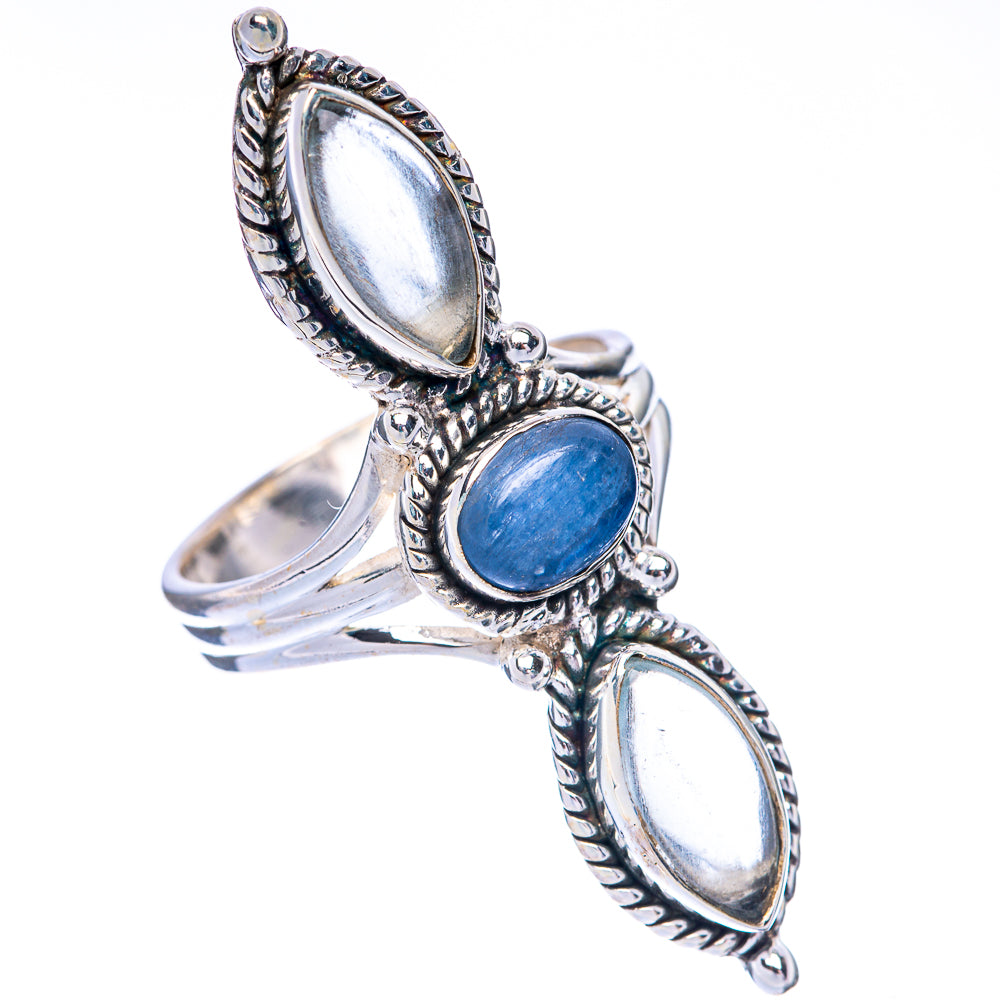 Large Kyanite, Aquamarine Ring Size 9 (925 Sterling Silver) R144950