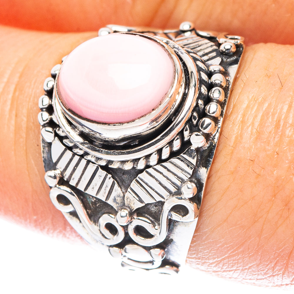 Queen Conch ShellRing Size 7.75 (925 Sterling Silver) R4677