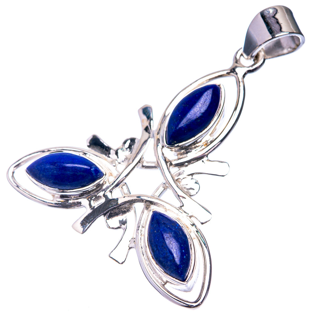 Premium Signature Lapis Lazuli Pendant 1 1/2" (925 Sterling Silver) P38767