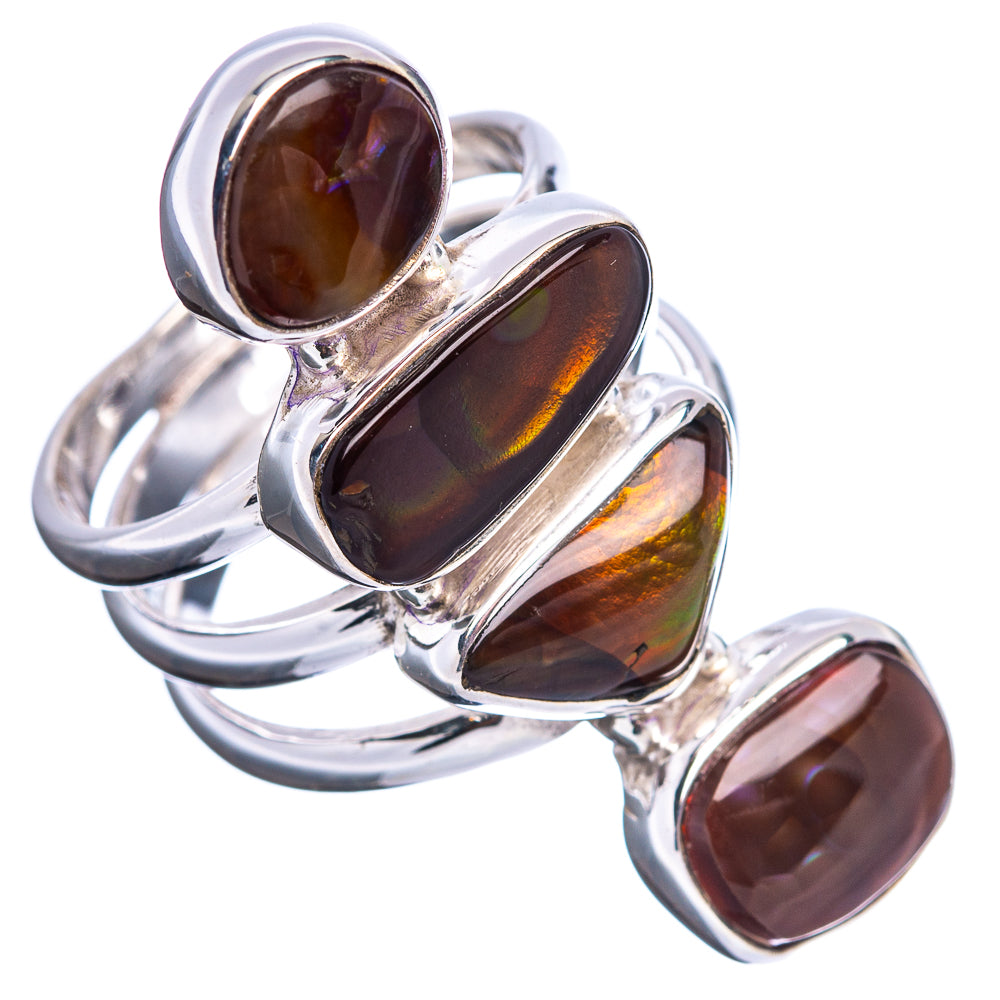 Premium Mexican Fire Opal Ring Size 6.75 (.925 Sterling Silver)