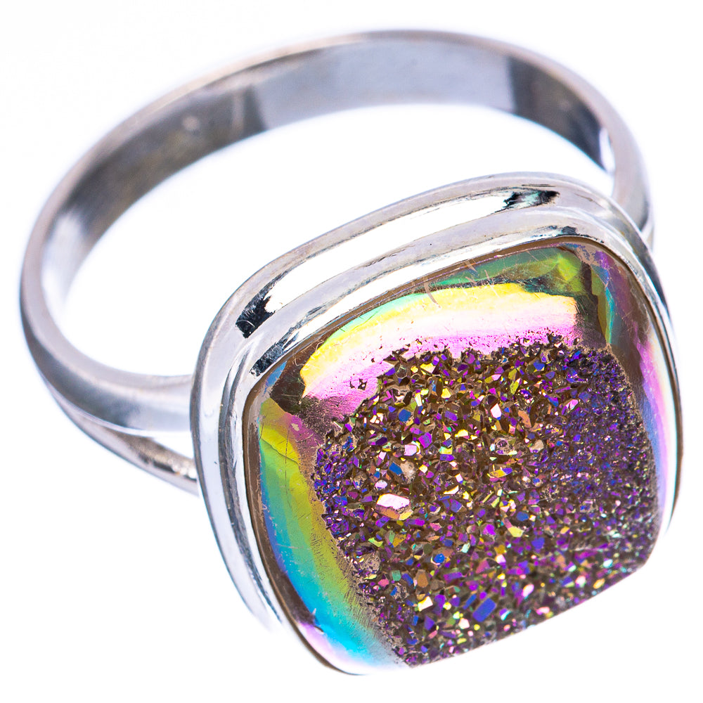 Metallic Druzy Ring Size 9.5 (925 Sterling Silver) R1941