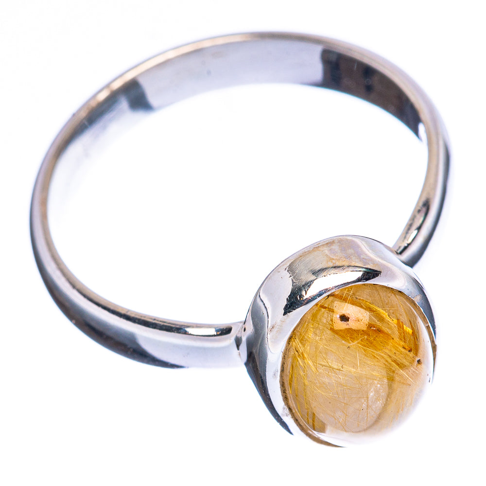 Value Rutilated Quartz Ring Size 6.5 (925 Sterling Silver) R3235
