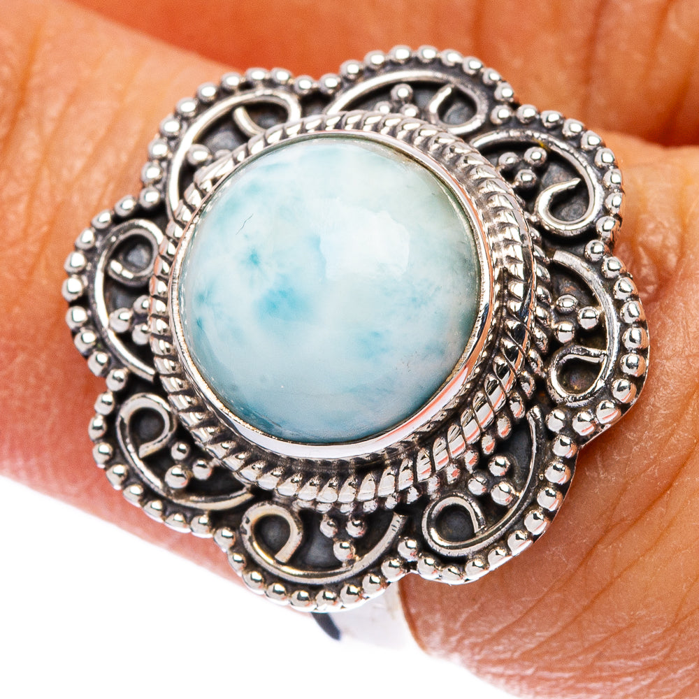 Larimar Ring Size 6.25 (925 Sterling Silver) R146132