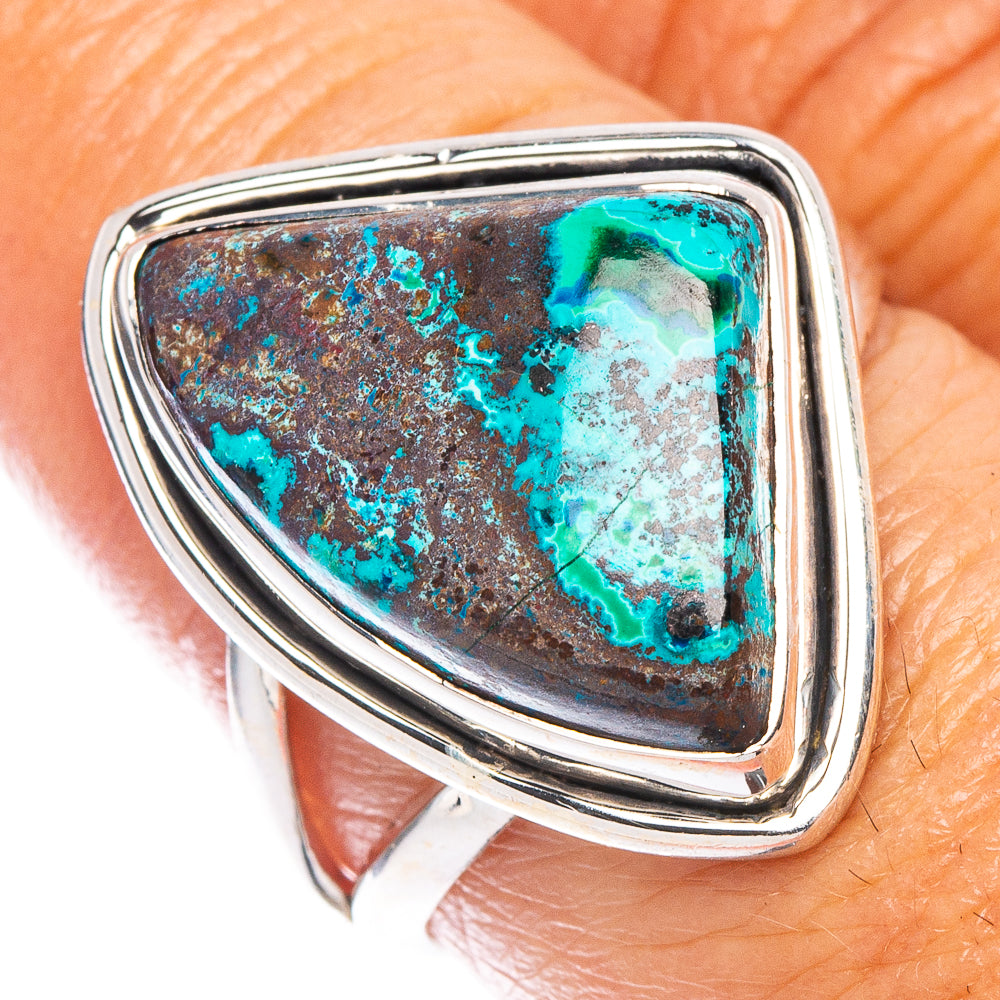 Shattuckite Ring Size 8 (925 Sterling Silver) R7184