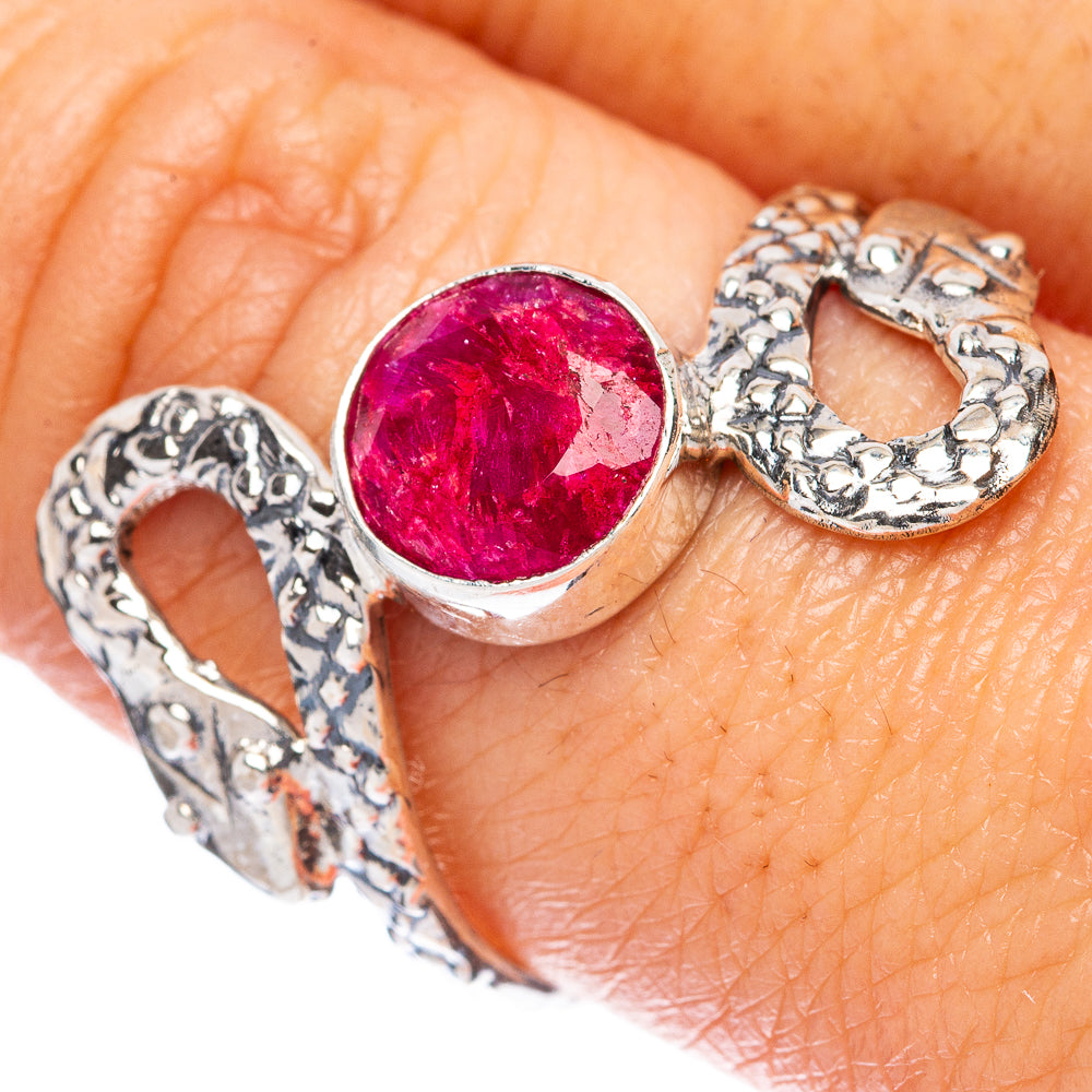 Value Red Sillimanite Ring Size 9 (925 Sterling Silver) R3335