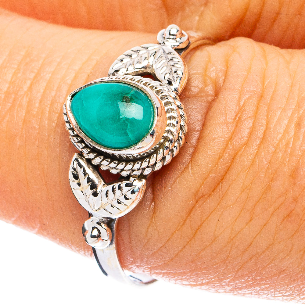 Mohave Turquoise Ring Size 8.25 (925 Sterling Silver) R8293
