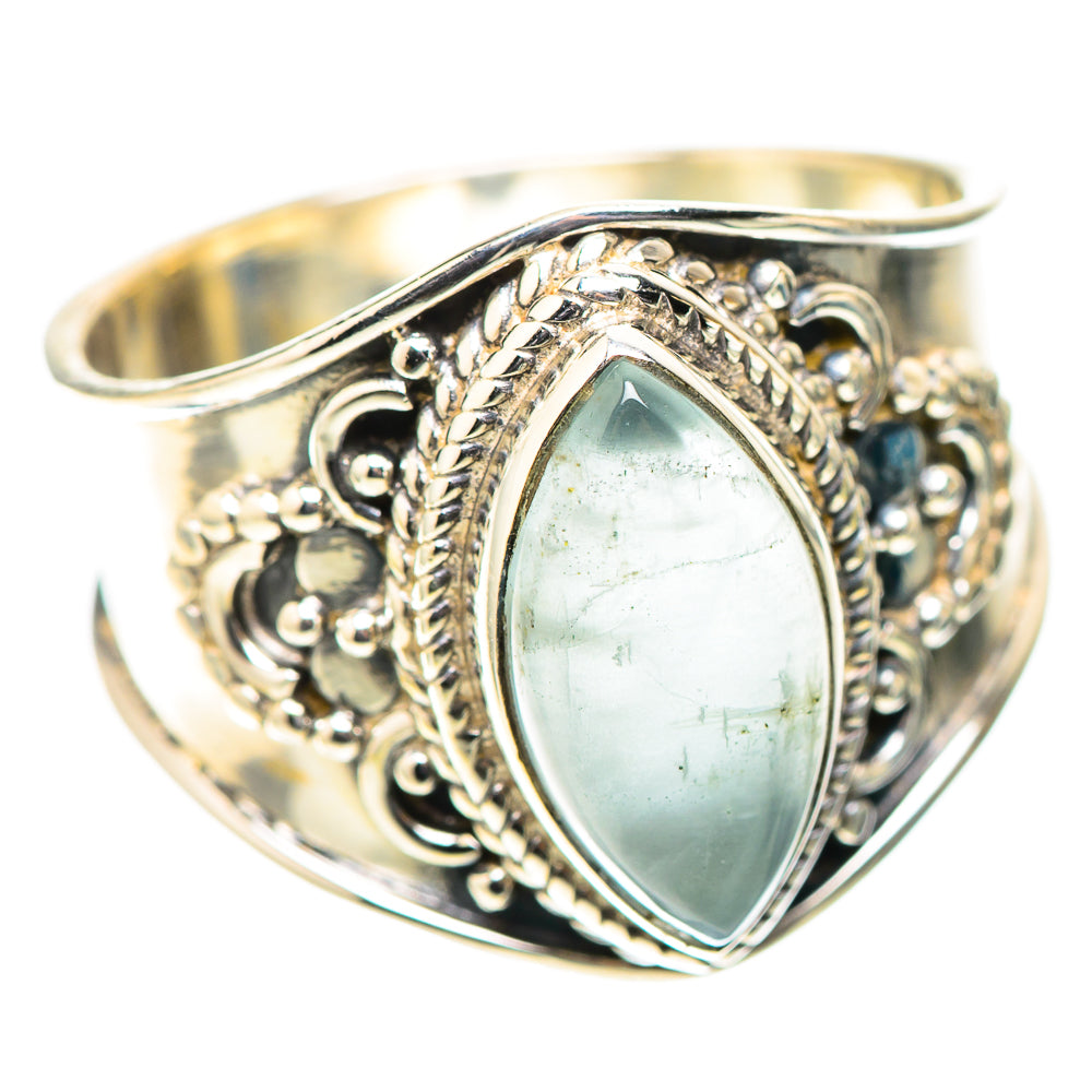 Natural Aquamarine Ring Size 9 (925 Sterling Silver) RING138538