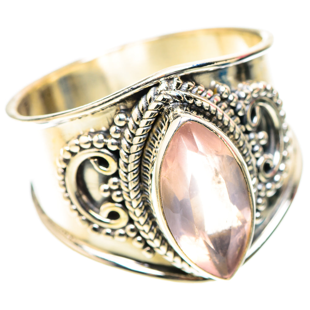 Rose Quartz Ring Size 10 (925 Sterling Silver) RING138511