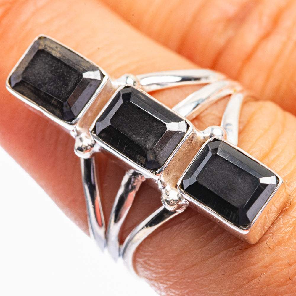 Hematite Ring Size 7.25 (925 Sterling Silver) R142023