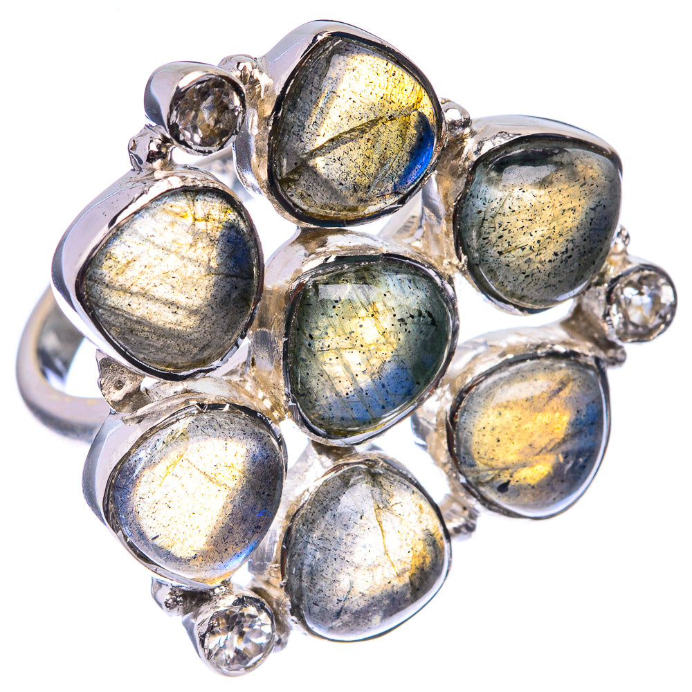 Signature Labradorite Ring Size 8 (925 Sterling Silver) R141702