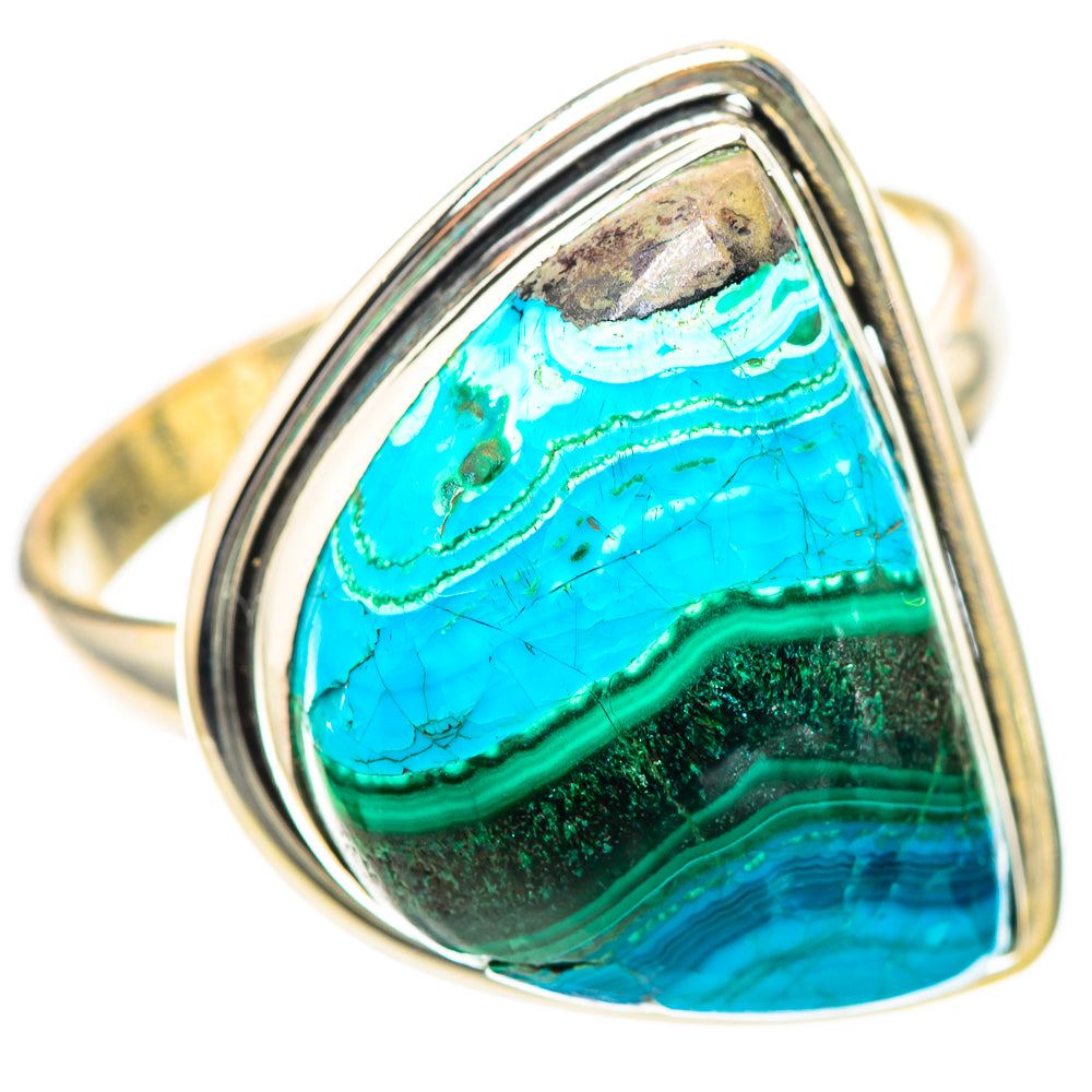Malachite In Chrysocolla Ring Size 11.5 (925 Sterling Silver) RING139193