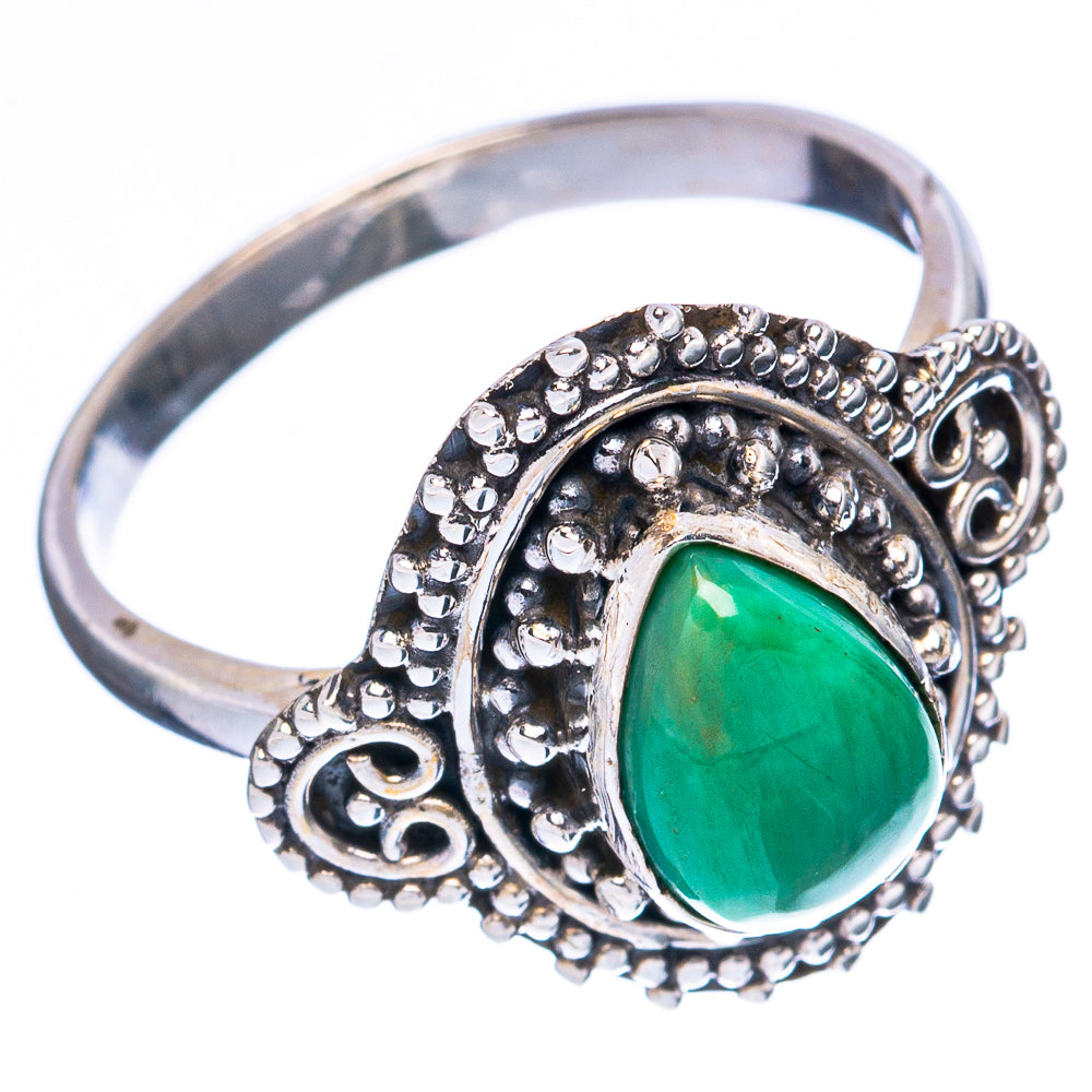 Rare Arizona Turquoise Ring Size 7.25 (925 Sterling Silver) R3375