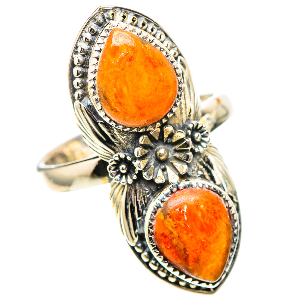Sponge Coral Ring Size 9 (925 Sterling Silver) RING139019
