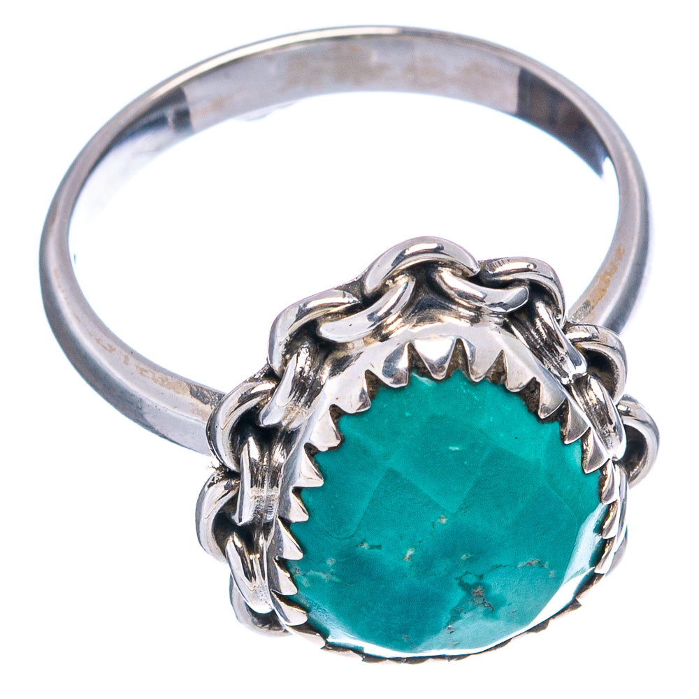 Hubei Turquoise Ring Size 7.5 (.925 Sterling Silver)