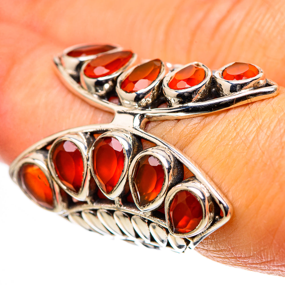 Large Carnelian Ring Size 6.75 (925 Sterling Silver) RING138902