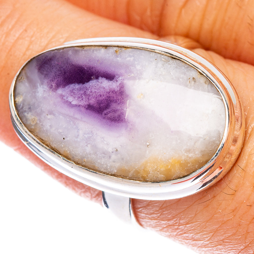 Rare Mexican Purple Opal Ring Size 8 (925 Sterling Silver) R1362