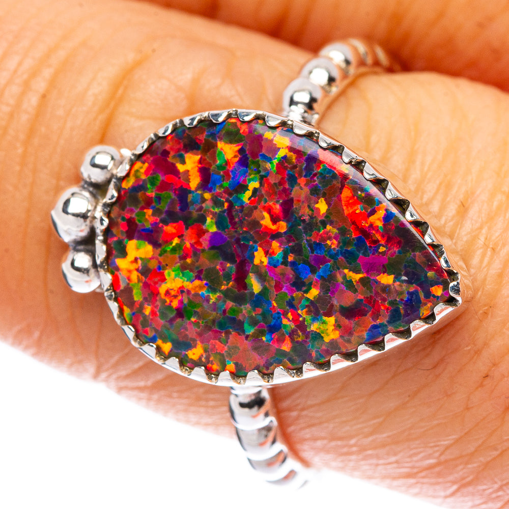 Synthetic Opal Ring Size 8 (925 Sterling Silver) R146200