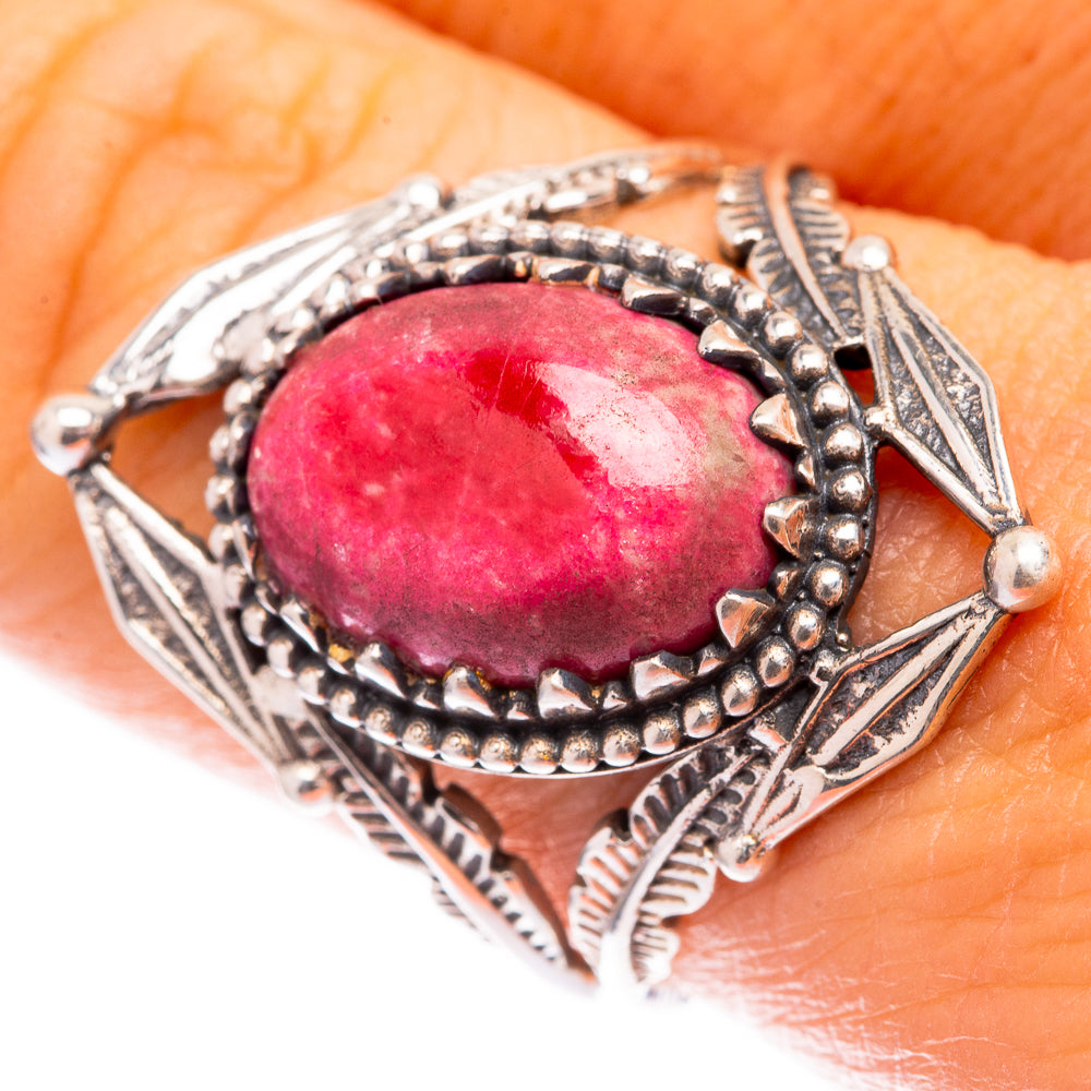 Rhodonite Ring Size 9.25 (925 Sterling Silver) R141573