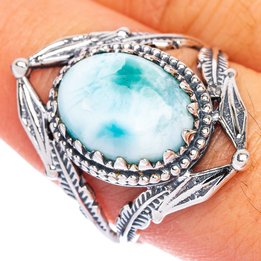 Larimar Ring Size 9 (925 Sterling Silver) R144385